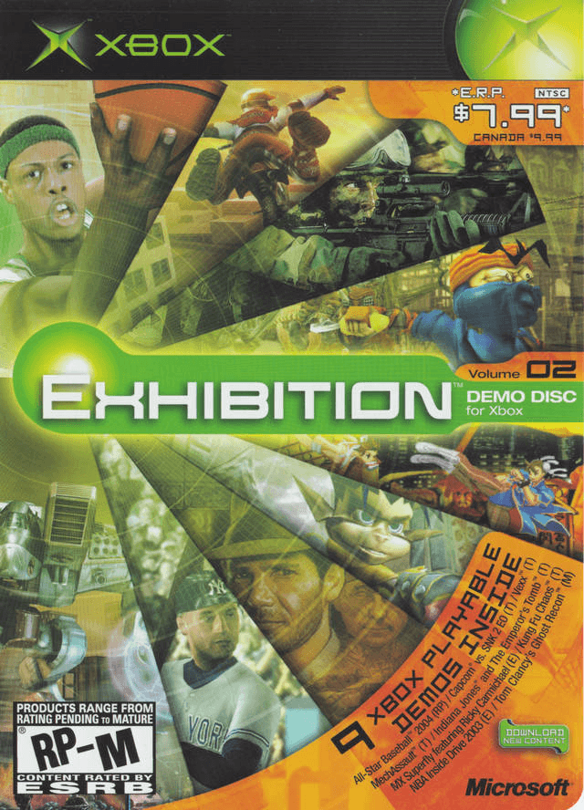 Exhibition Volume 2 box art for Xbox